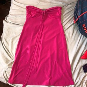 ❌SOLD❌Tommy bahama pink strapless dress